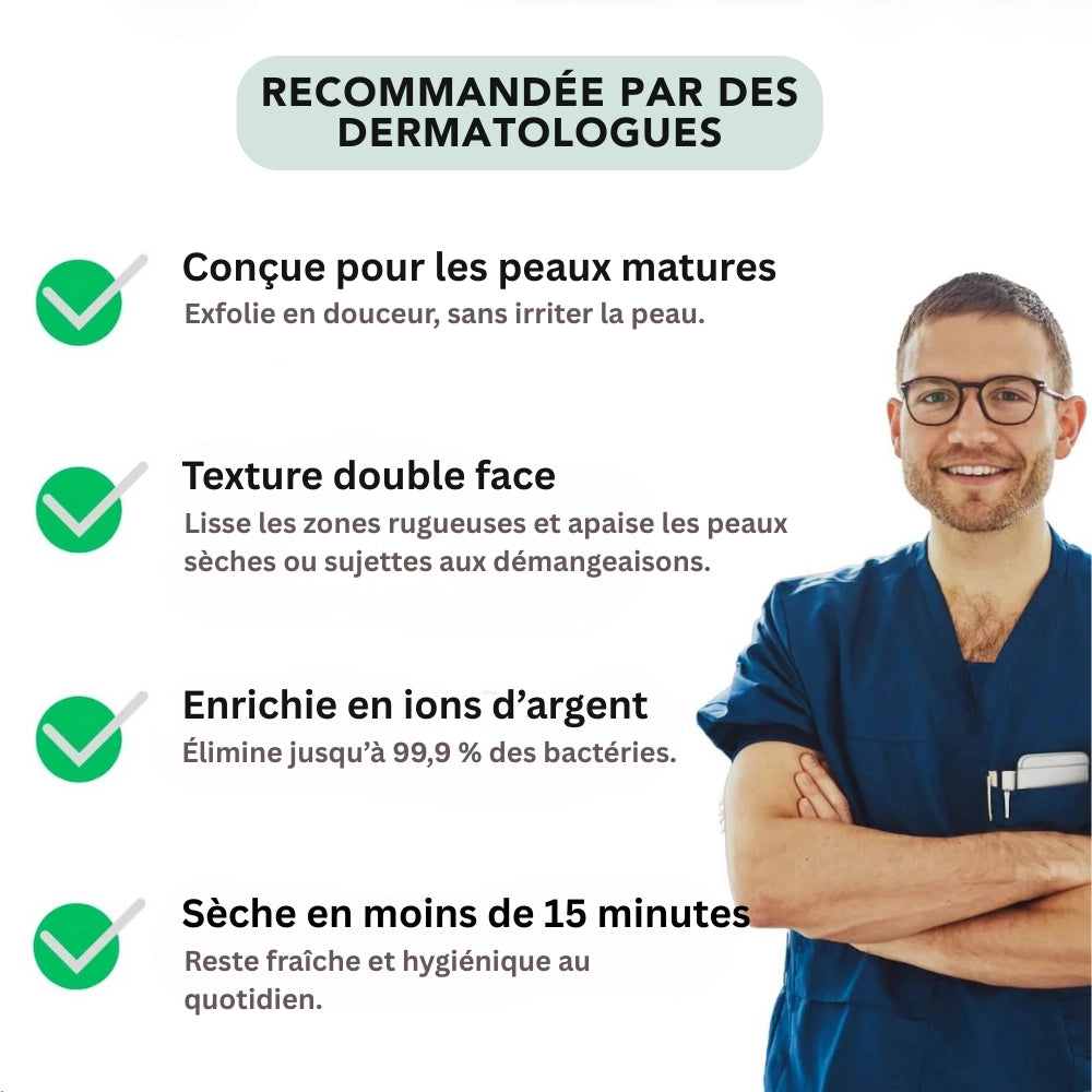 Bandes exfoliantes pour le corps