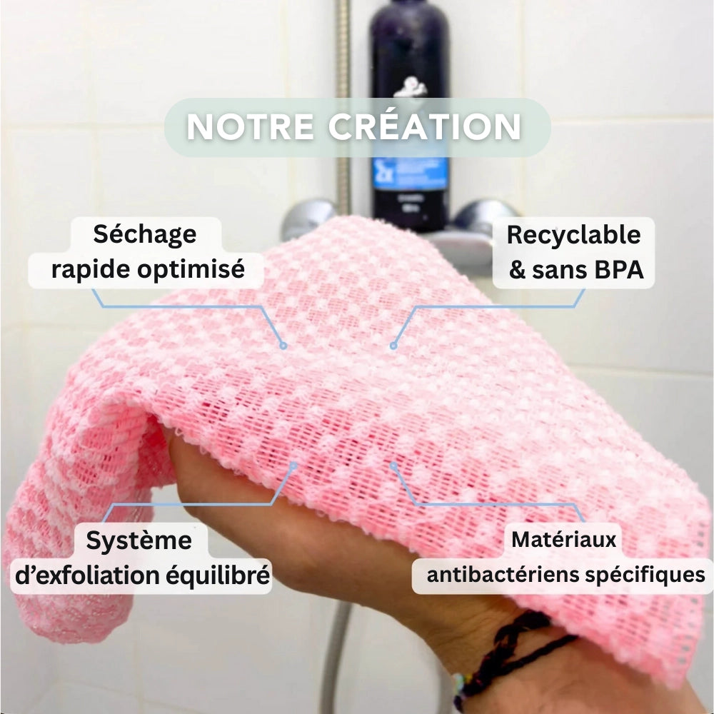 Bandes exfoliantes pour le corps