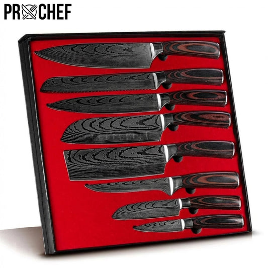 Coffret 8 Couteaux Japonais - ProChef®