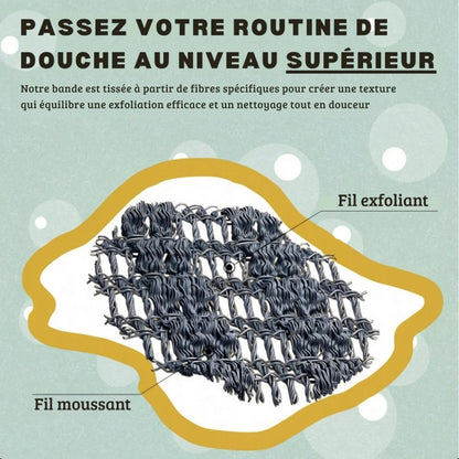 Bandes exfoliantes pour le corps