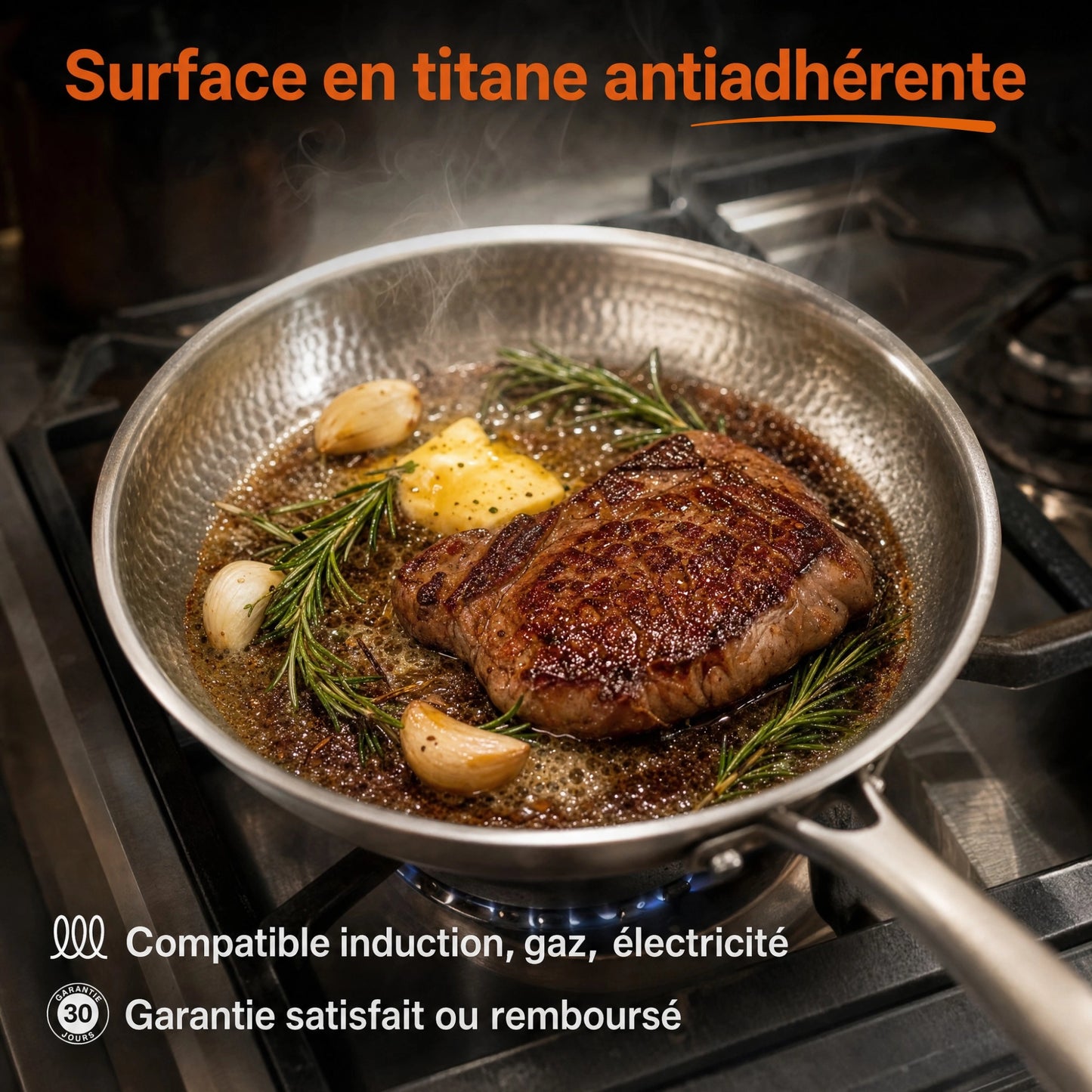 TitaneX® – Poêle antiadhérente titane
