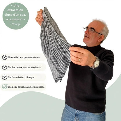 Bandes exfoliantes pour le corps