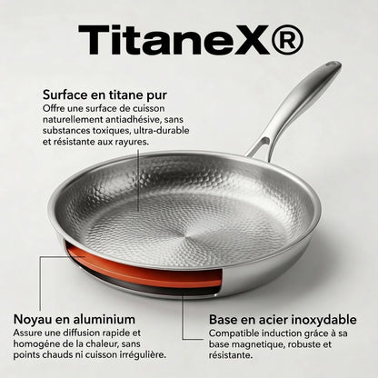 TitaneX® – Poêle antiadhérente titane