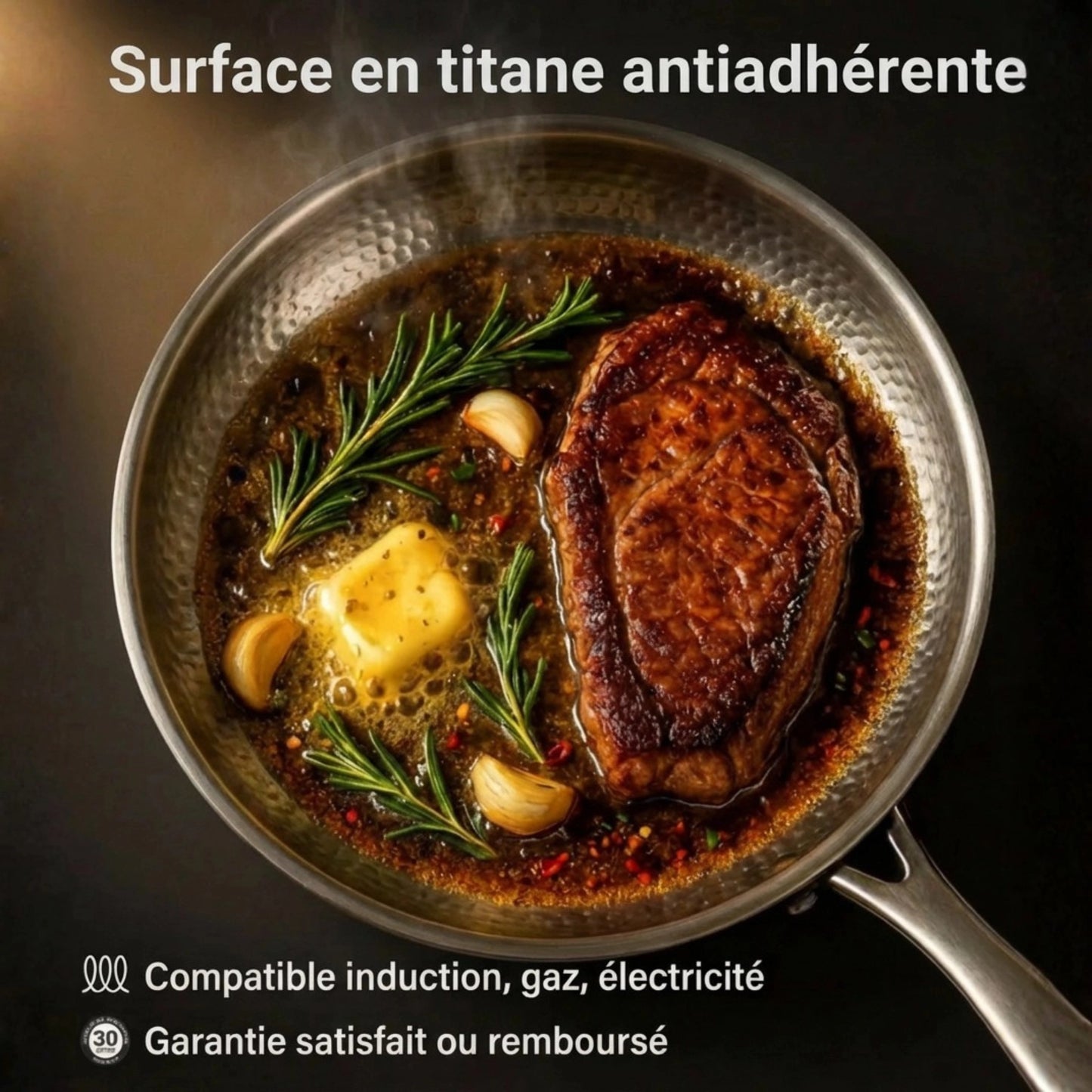 TitaneX® – Poêle antiadhérente titane