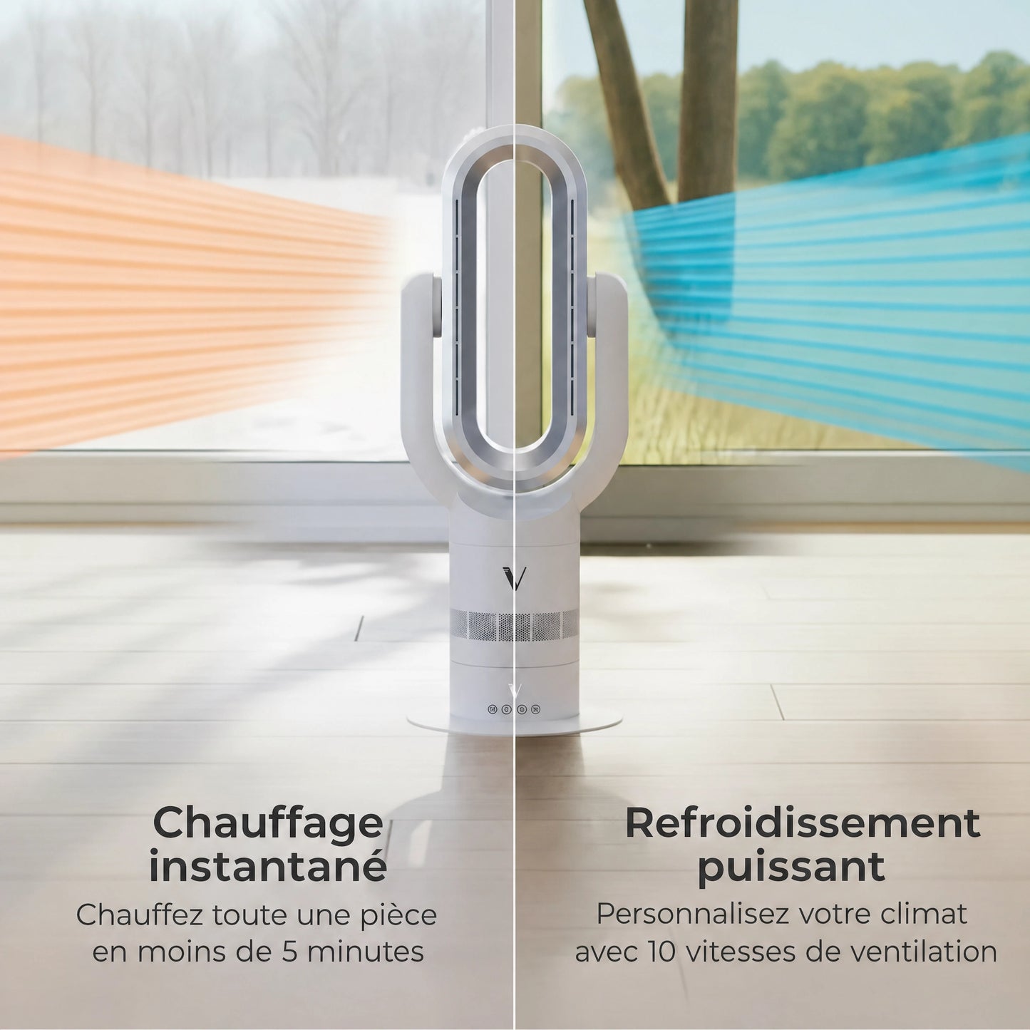 Ventis Air™ - Ventilateur Chaud & Froid sans Pales