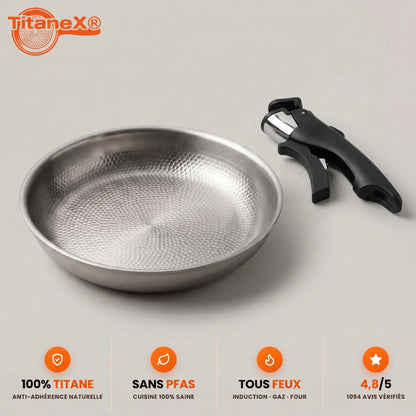 TitaneX® - Poêle antiadhérente titane
